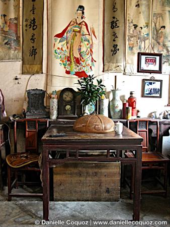 Chine, détails d'intérieurs du Huizhou