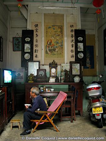 Chine, détails d'intérieurs du Huizhou